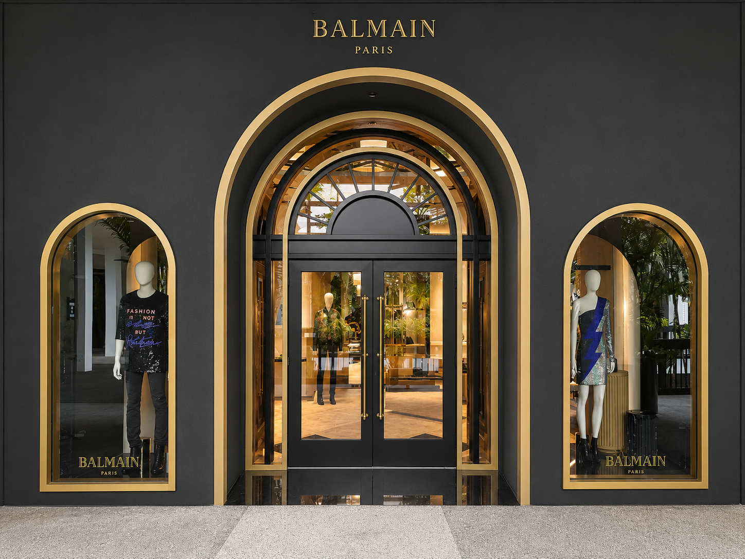 Beautiful custom architectural brass fabrication